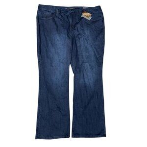 Melissa McCarthy Seven7 Jeans Womens Plus Size 28W Slim Boot Inseam 33 NWT B3